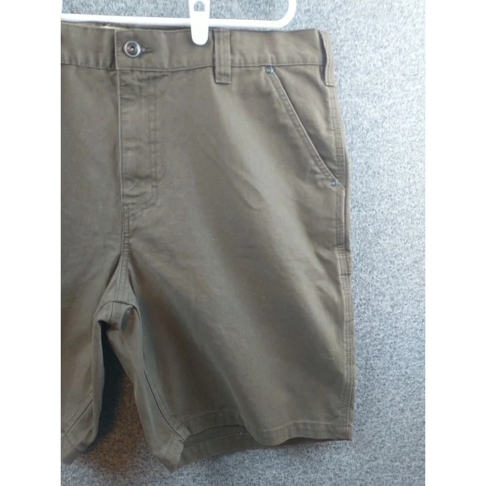 Red Head Brand Co Mens Brown Canvas Carpenter Utility Shorts Size 42 RH Canvas